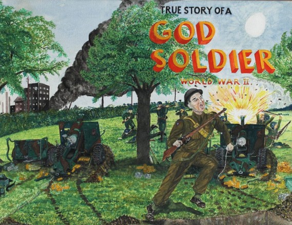 Cover page for "The True Story of a Godsoldier" by Victor Uggles